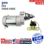 Starter Motor for Polaris 300 2x4 (1994–1995) W/Bendix & Relay
