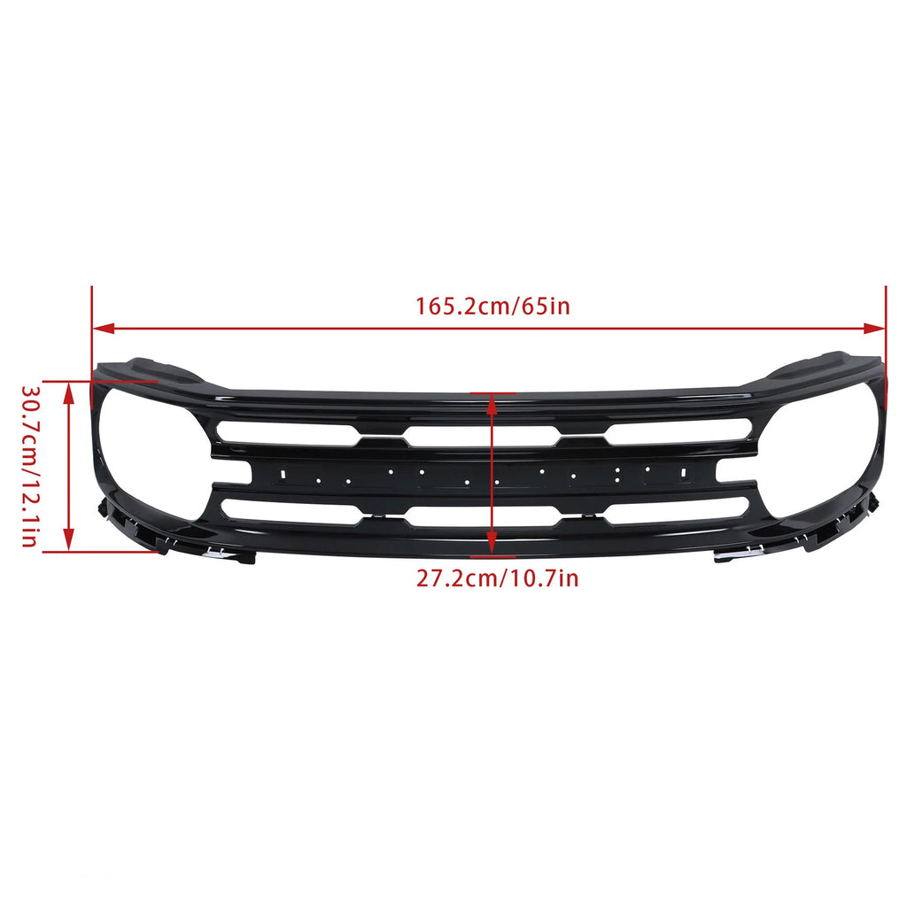 Front Bumper Center Grille for Ford Bronco (2021–2023) M1PB-8200-CF