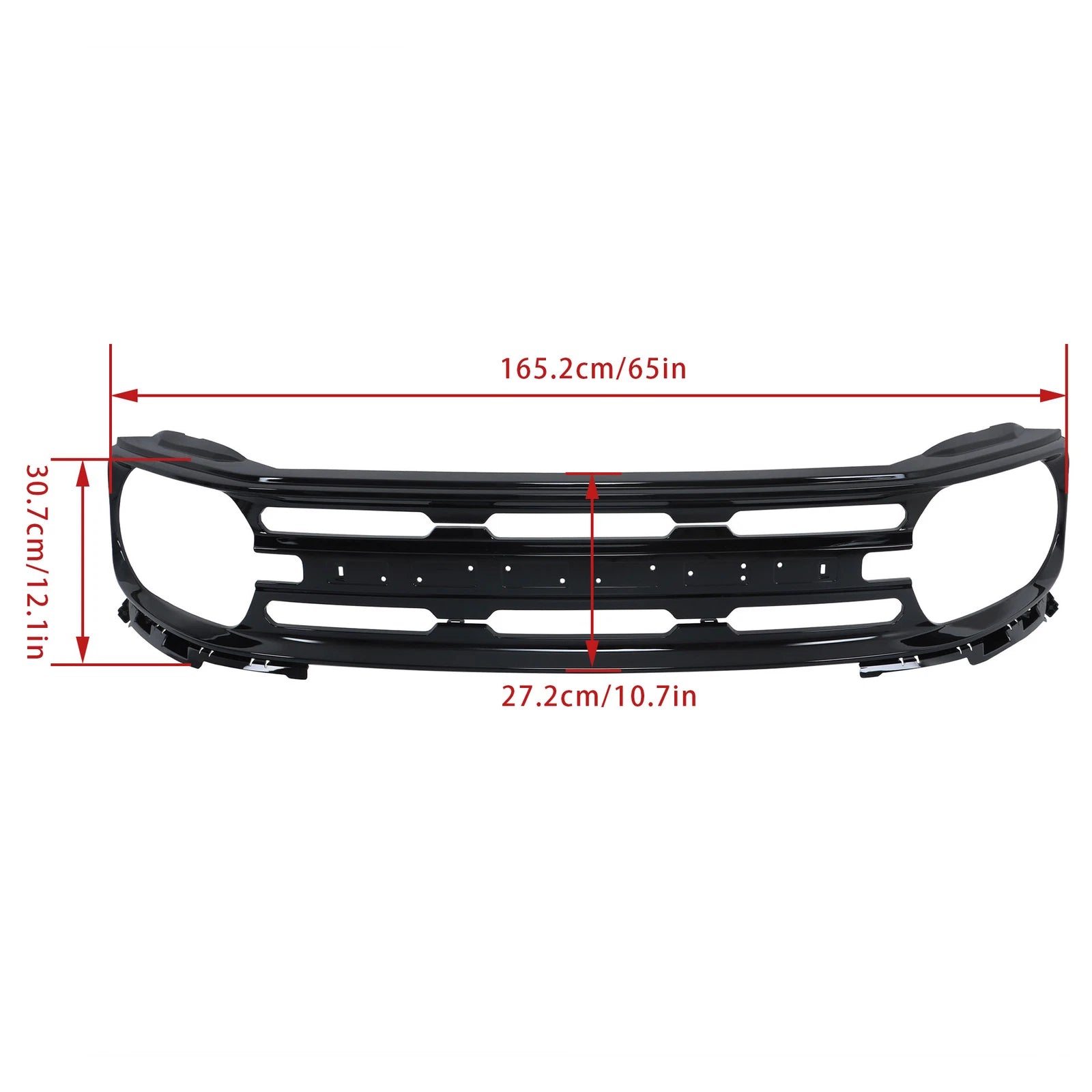 Front Bumper Center Grille for Ford Bronco (2021–2023) M1PB-8200-CF