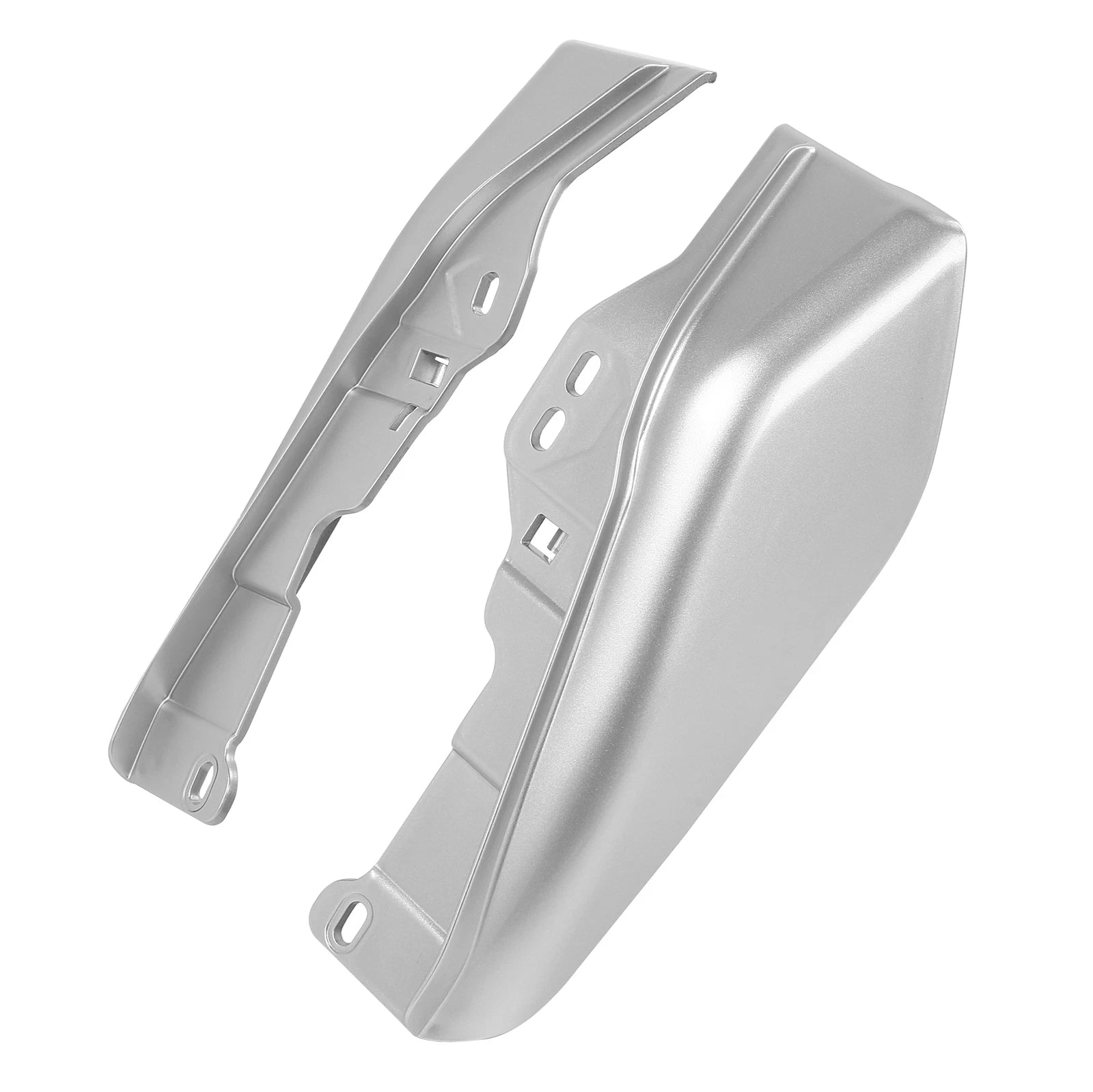 Mid Frame Deflectors for Harley Touring Road Street Glide (2009–2023) Silver