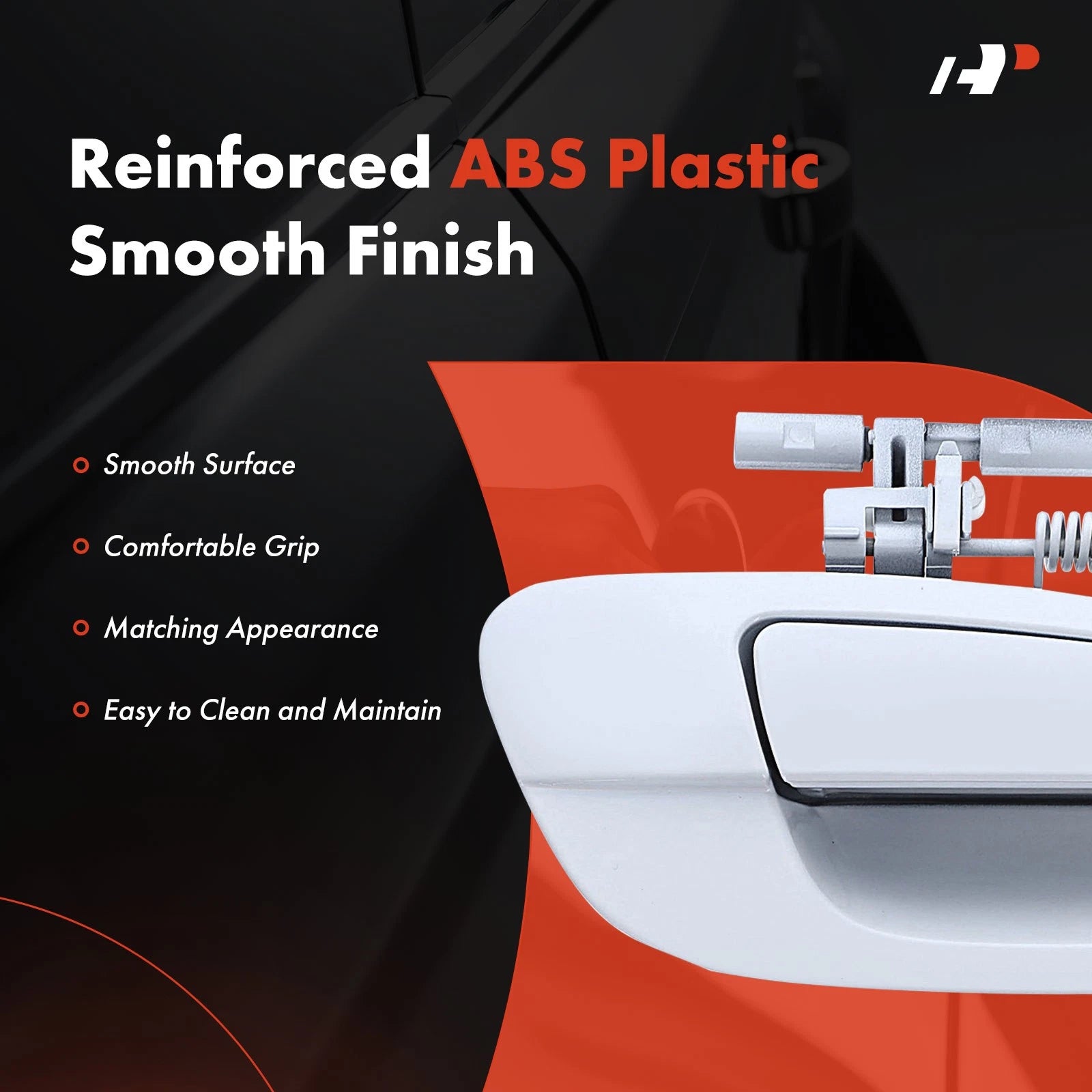 Rear White Exterior Door Handle for Nissan Altima (2002–2006)