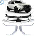 Upper Grille and Front Bumper Trim for Mitsubishi Outlander (2016–2018)