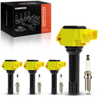 Set of 4 Ignition Coils & 4 Iridium Spark Plugs for Subaru Outback (2010–2020)