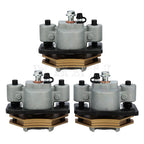 Front & Rear Brake Calipers w/Pads for Arctic Cat 400 500 650 700 (2000–2023)