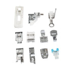 11PC Presser Feet Kit for Singer Brother Janome Elna Kenmore Low Shank