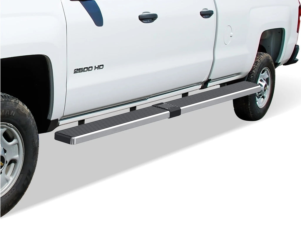 6in Steel Wheel to Wheel Boards for Silverado Sierra Double Cab (2007–2018)