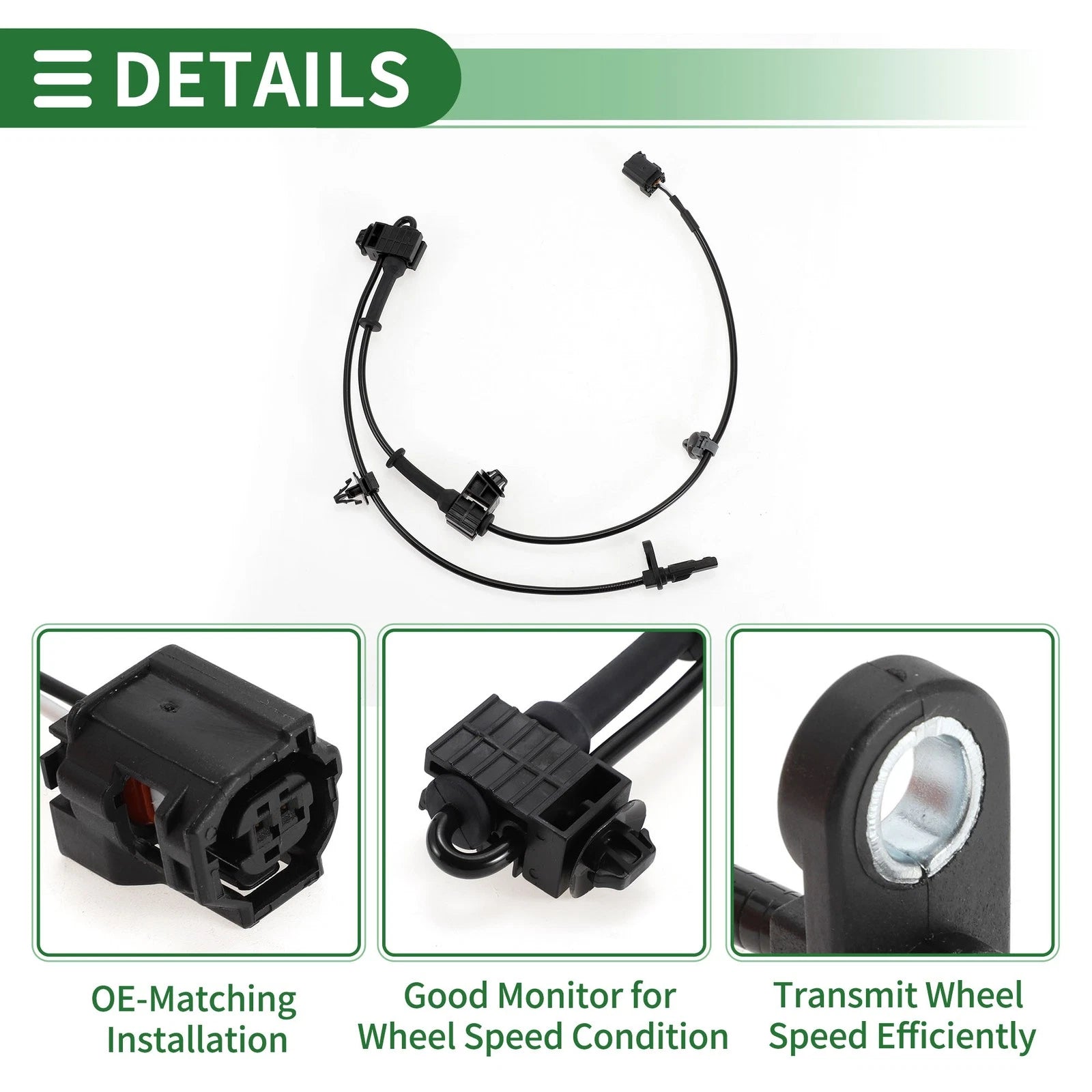 ABS Wheel Speed Sensor for Mazda 3 (2013–2018) No.B45A4370XA