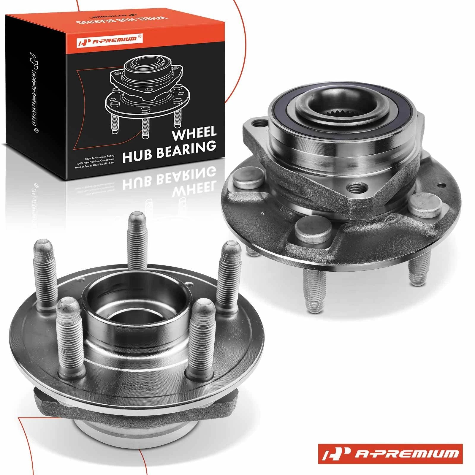 2X Rear Wheel Hub & Bearing Assembly for Chevrolet Camaro Cadillac CTS (2010–2015)