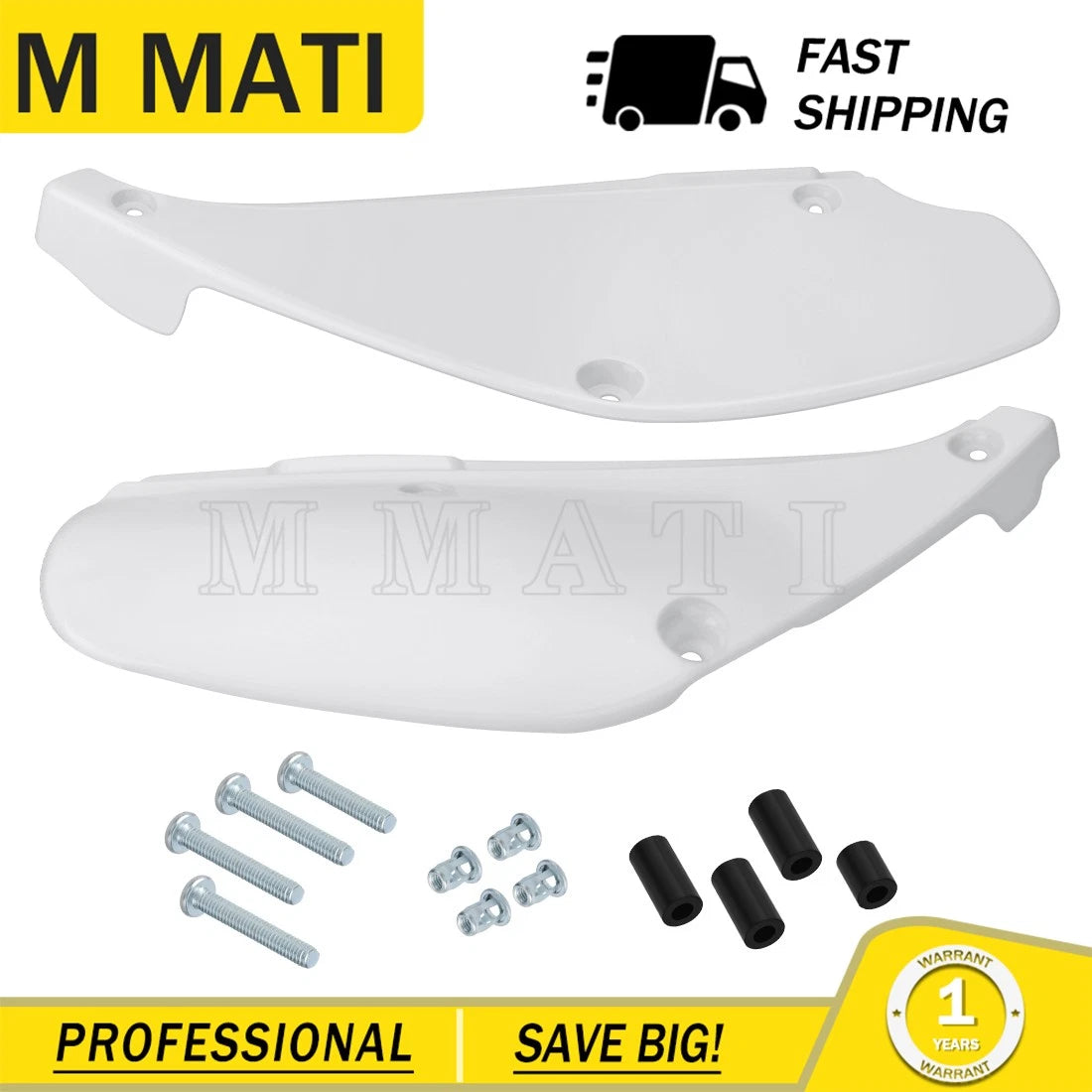 Side Panel Cover Set for Honda XR80R XR100R (1988–2000) - White