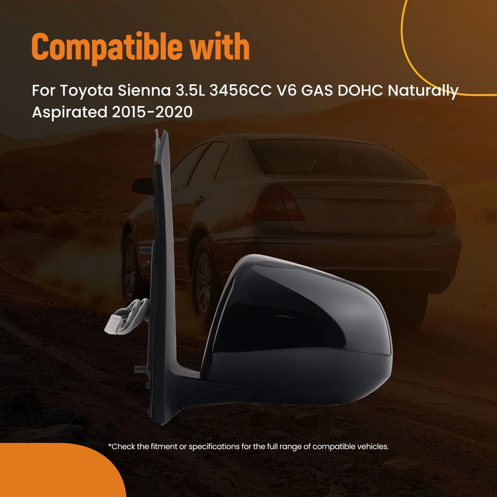 Left Power Heated Mirror for Toyota Sienna (2015–2020) TO1320339 8794008150
