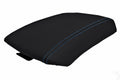 Leather Console Lid Armrest Cover for Nissan Xterra (2005–2015) Blue Stitch