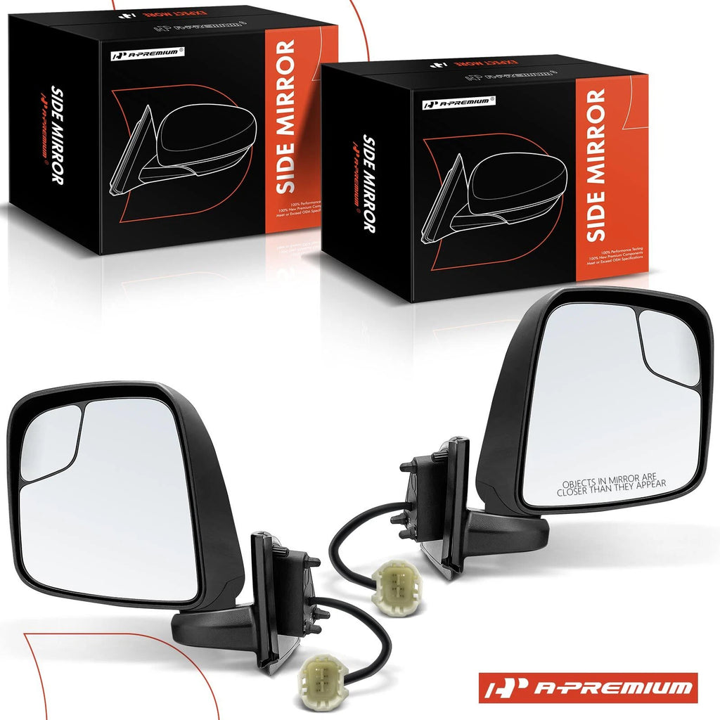 Power Mirror Pair Manual Fold Heated for Nissan NV200 (2013–2021)