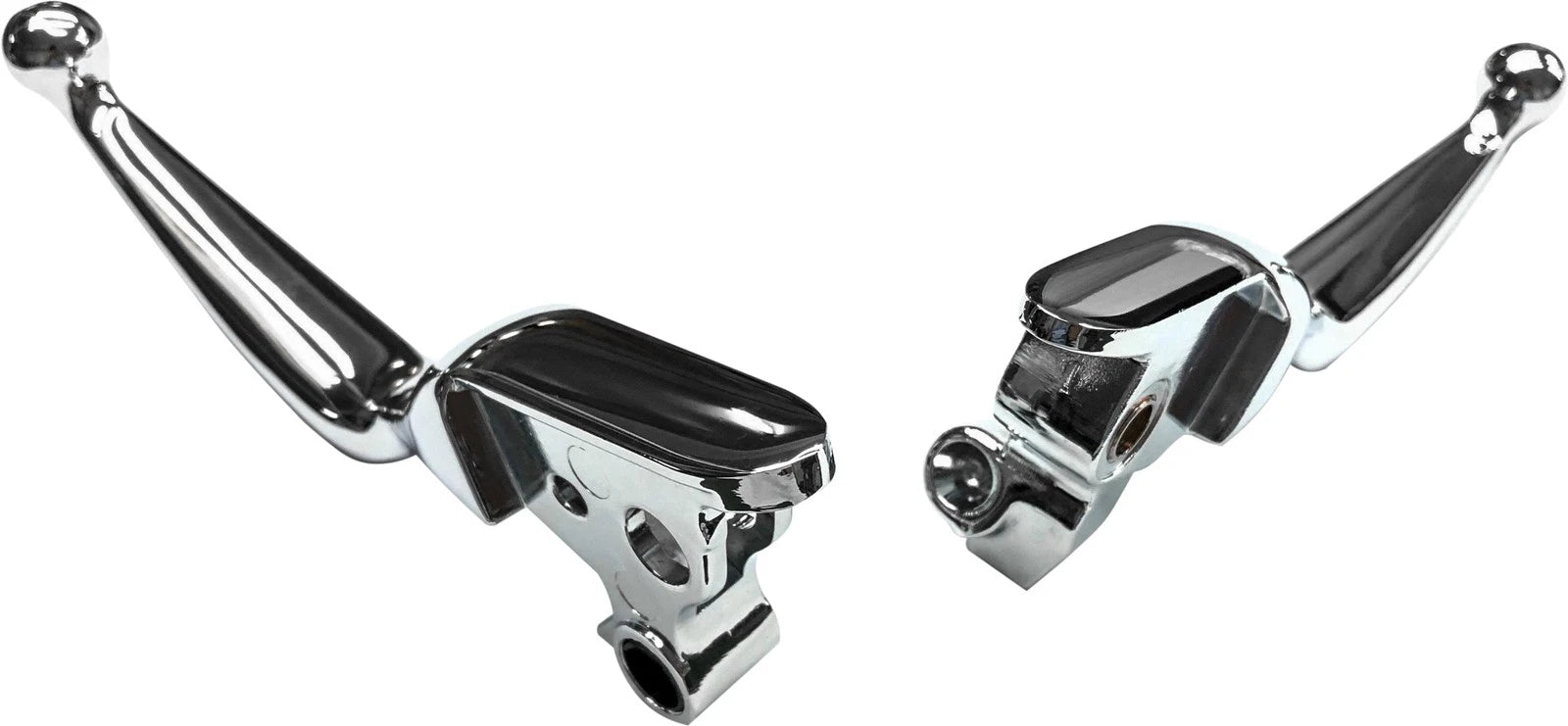 Chrome Brake & Clutch Lever Set for Harley Davidson FLHR & FLHTC (1994–2023)