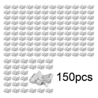 150PCS Stainless Steel Trailer Wiring Clamps for Cable Management
