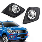 Front Fog Light Lamps Set for Toyota Hilux Revo (2015–2017)
