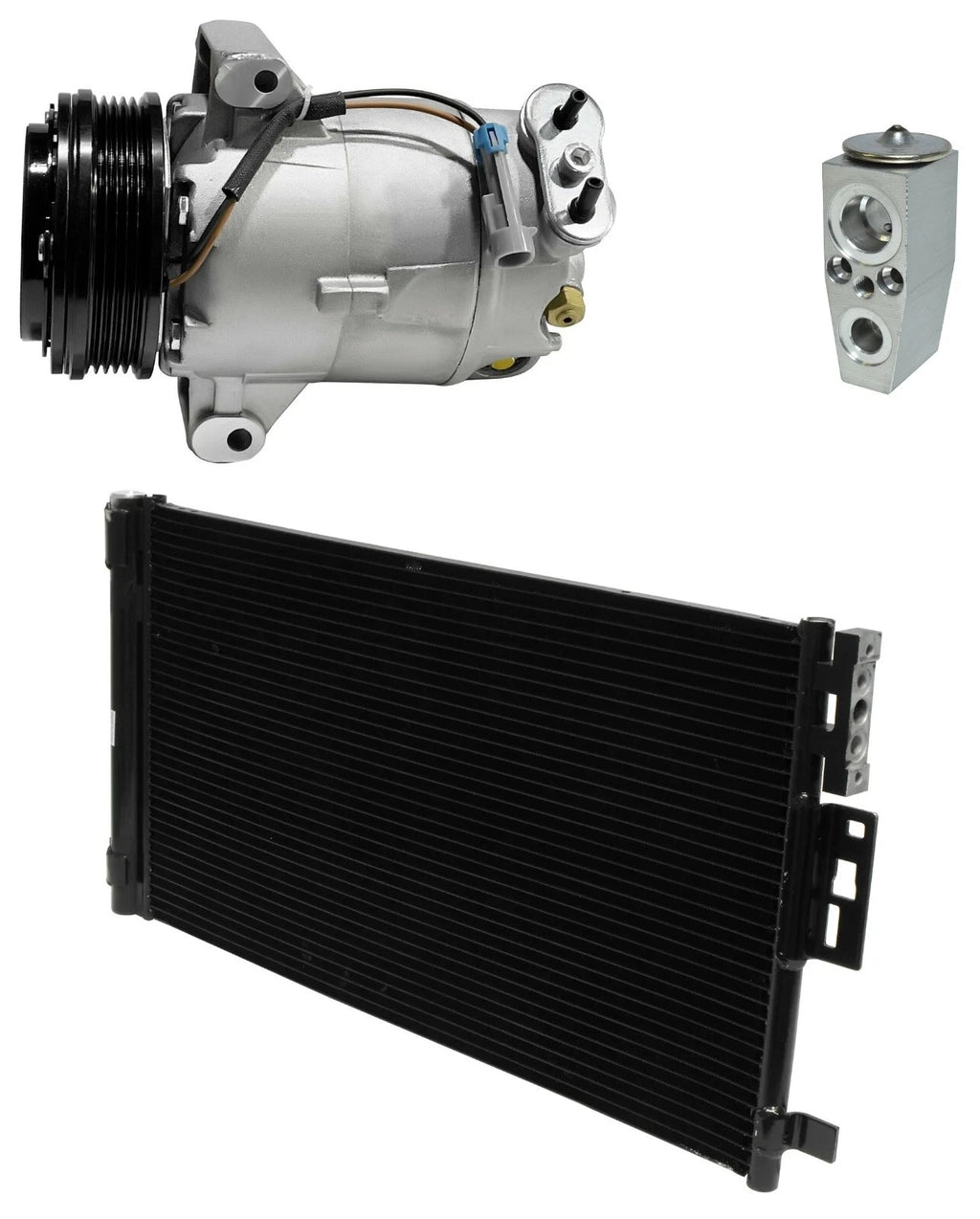 AC Compressor Kit With Condenser for Chevrolet Cobalt 2.0L (2010–2010)