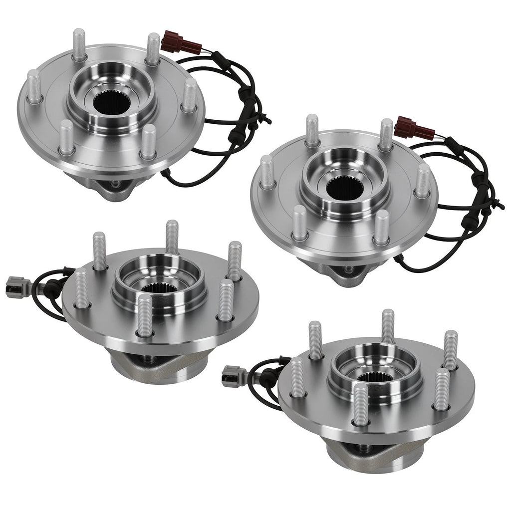Front Left Wheel Bearing Hub Set for Infiniti QX56 Nissan Armada (2004-2007)
