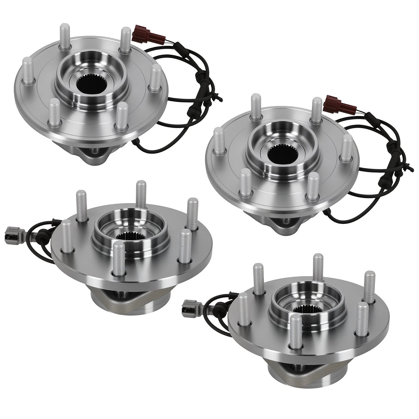 Front Left Wheel Bearing Hub Set for Infiniti QX56 Nissan Armada (2004-2007)