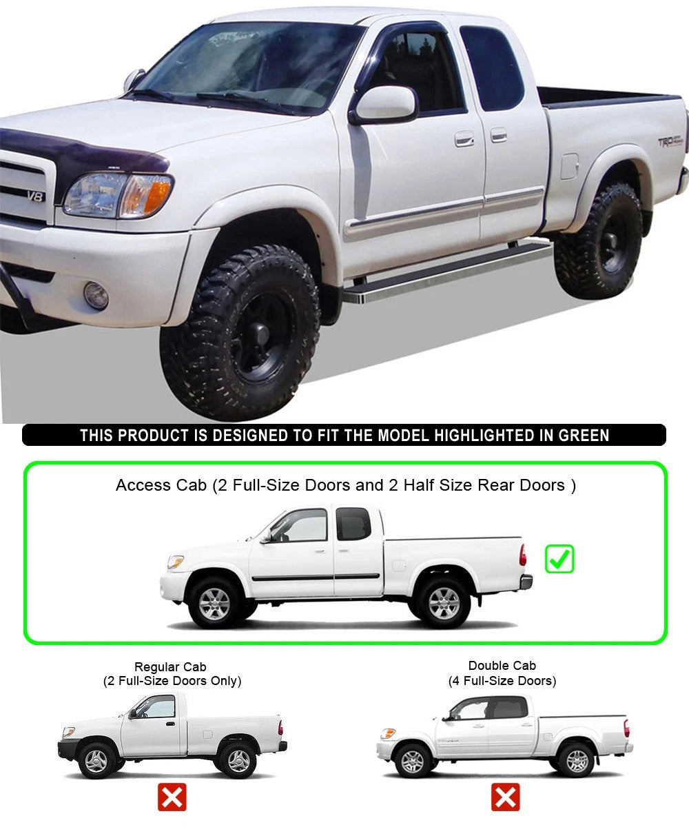 5-Inch Running Boards for Toyota Tundra Access Cab (2000-2006)