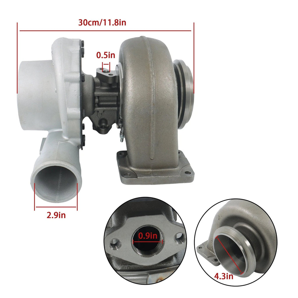 Turbocharger for Cummins NTC855 NTC320 NTCC400 NTC400 (Year Range Not Specified)