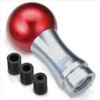2-Piece Ball Teardrop Shift Knob for 6-Speed MT (M8 M10 M12) Red