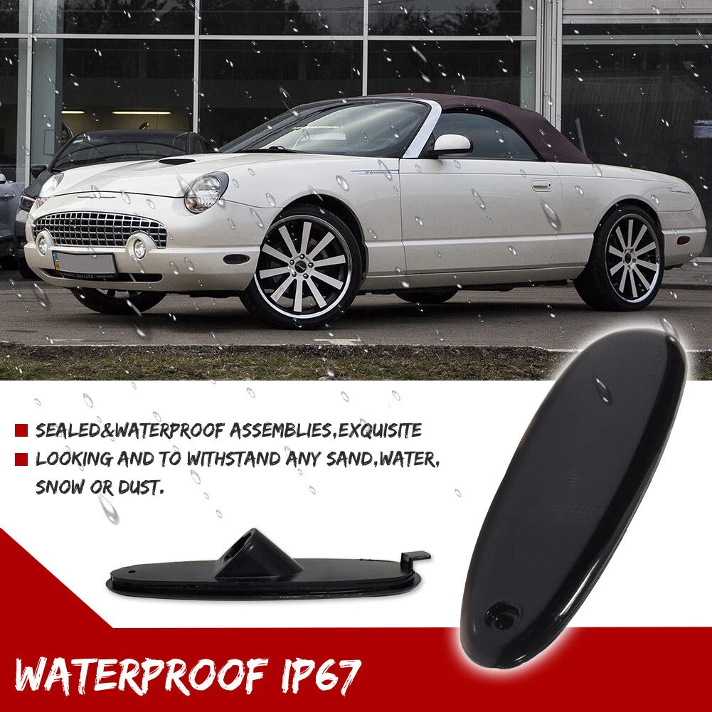 2X Smoked Lens Front Side Marker Lights for Ford Taurus Mercury Sable (1996–1999)