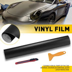 Satin Black Matte Vinyl Wrap Sticker Film for DIY Applications (Bubble Free)