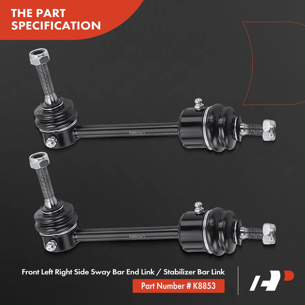 Set of 11 Pitman Arm & Front Sway Bar Link for Ford