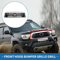 Front Hood Bumper Grille for Toyota Tacoma (2012) Chrome Silver Black