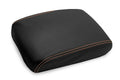 Console Lid Pull Over Cover Leather for Infiniti FX35 (2009–2012) Orange Stitch