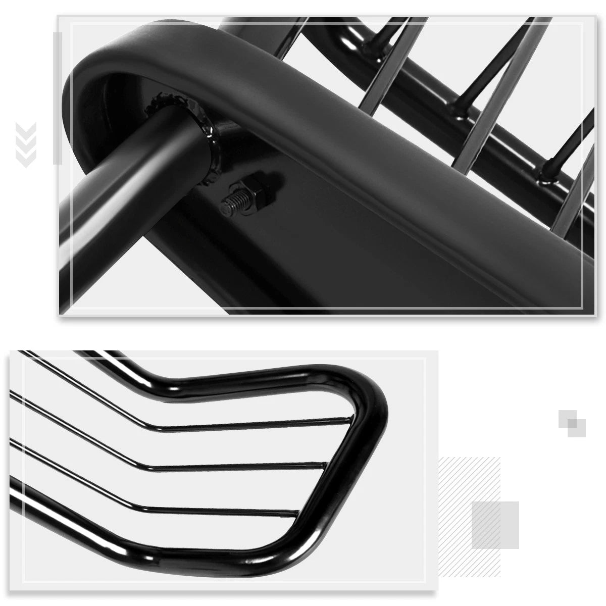 Bumper Brush Grill Guard Protector for Chevy Silverado 1500-2500 HD (2001–2007)