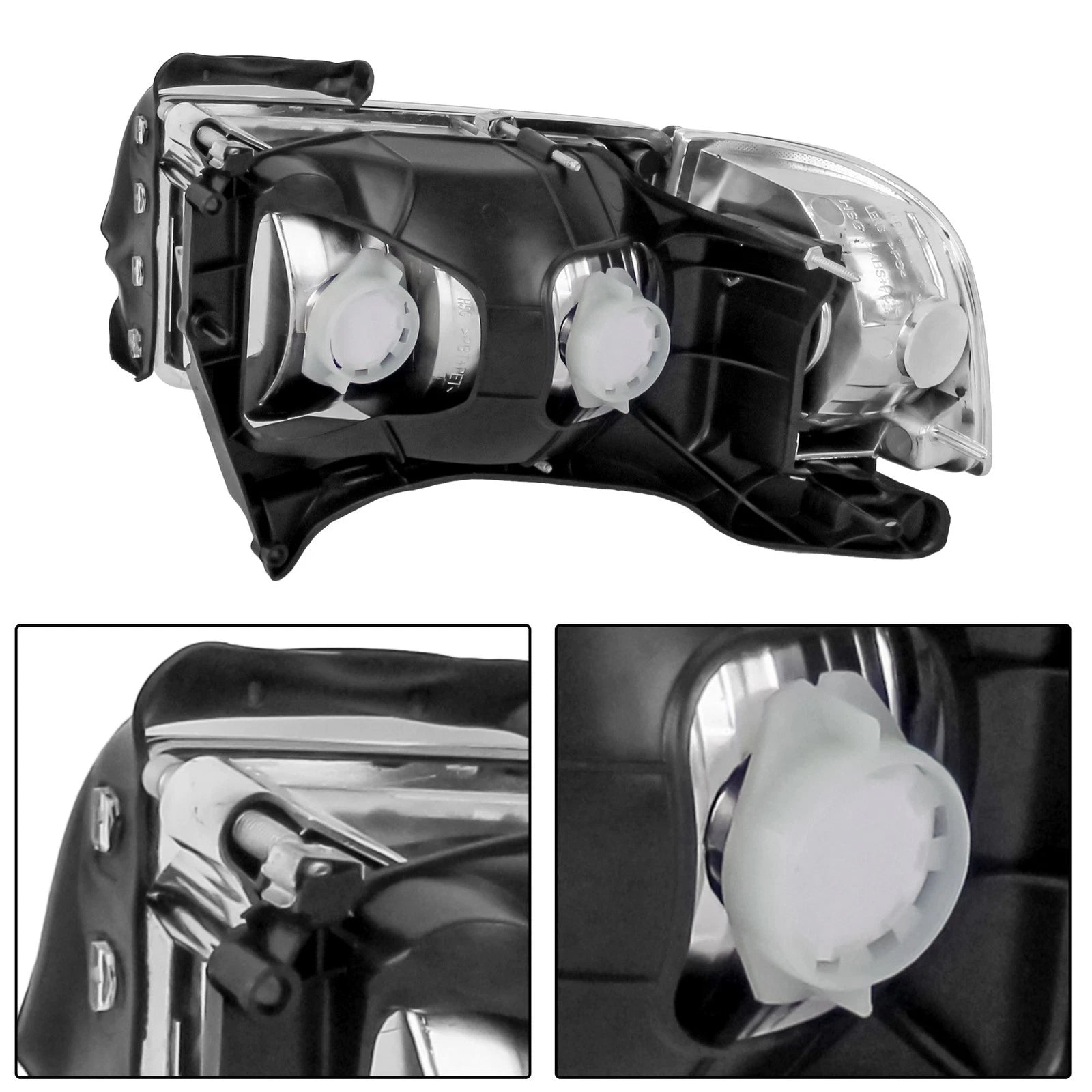 2X Headlight Pair for Dodge Ram 1500 2500 3500 (1999–2002)