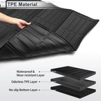 Cargo Liner Rear Trunk Mat for Honda Pilot 2016-2022 Long Grid Pattern TPE