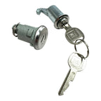 Glove Box and Trunk Lock Cylinder with Keys for 1964–1965 Chevy Chevelle