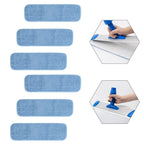 Set of 4 Washable Microfiber Mop Pads for Innovativ E DFor Esign Machine