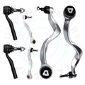 6X Front Lower Control Arm Outer Tie Rod for BMW 745Li 750Li (2002–2005)
