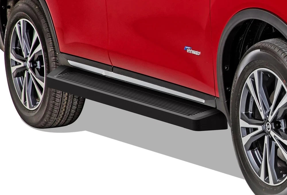 iBoard Running Boards for Nissan Rogue (2014–2020) - Black Finish
