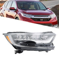 LED Headlight Assembly for Honda CR-V (2017–2022) Right Side Chrome Clear