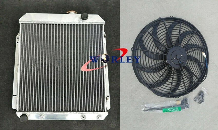 Radiator & Fan for Buick Special Roadmaster Century Super 322 Nailhead V8 (1954-56)