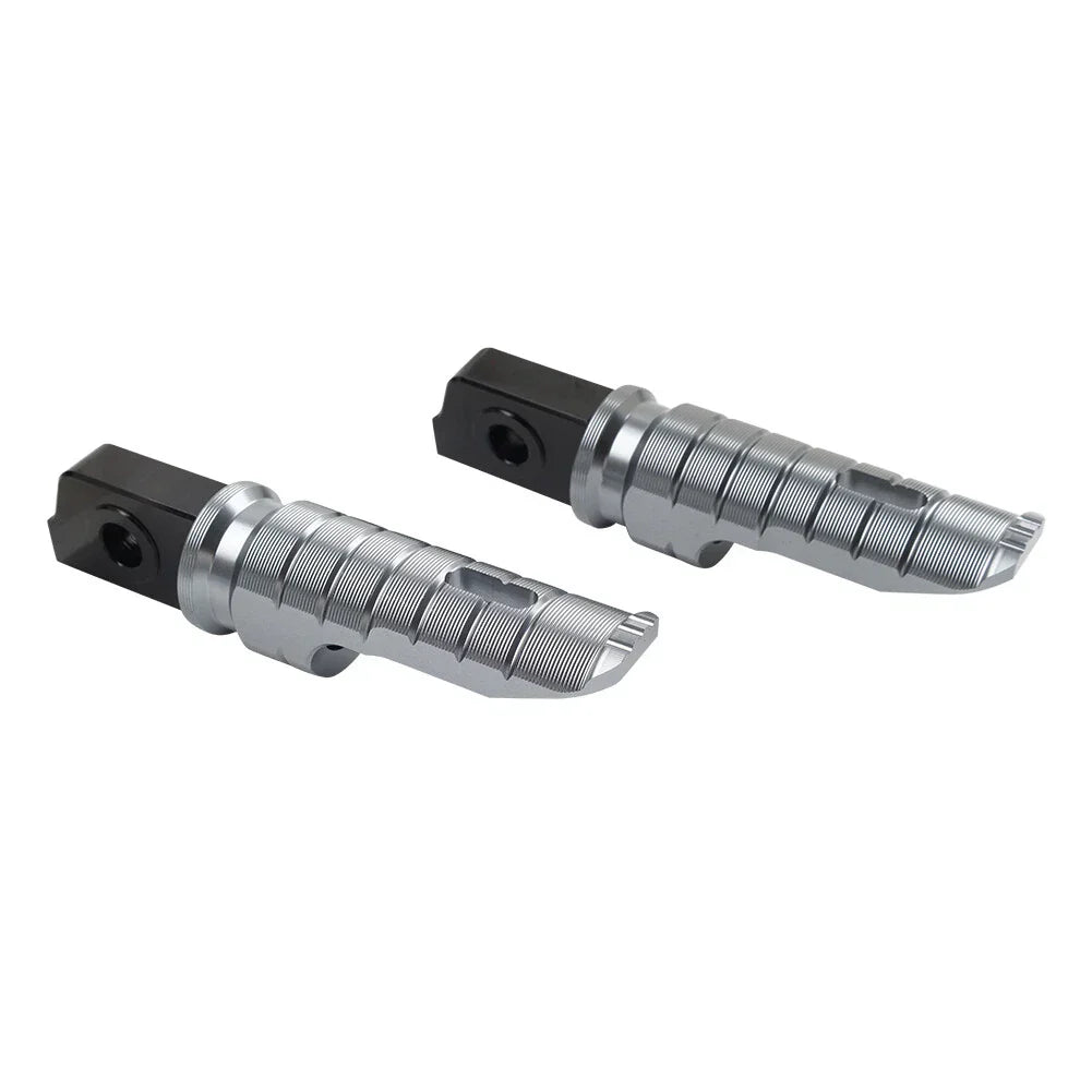Gray Front Footrest Pegs for Aprilia APR 150 GPR 125 150 250 RS125 Tuono 125