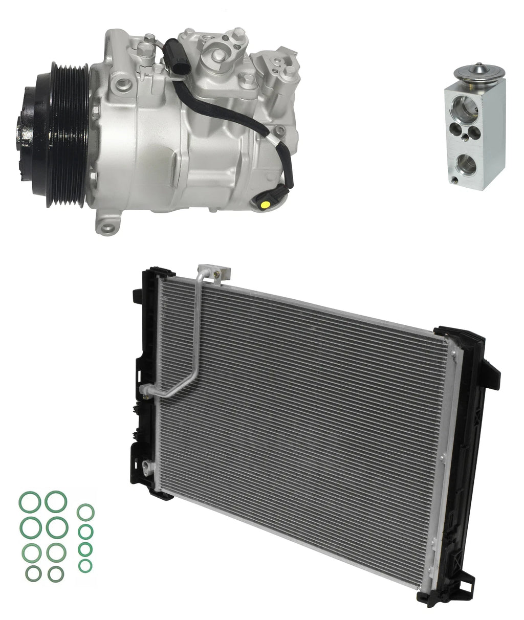 A/C Compressor Kit With Condenser for Mercedes SLK55 AMG (2016–2016)