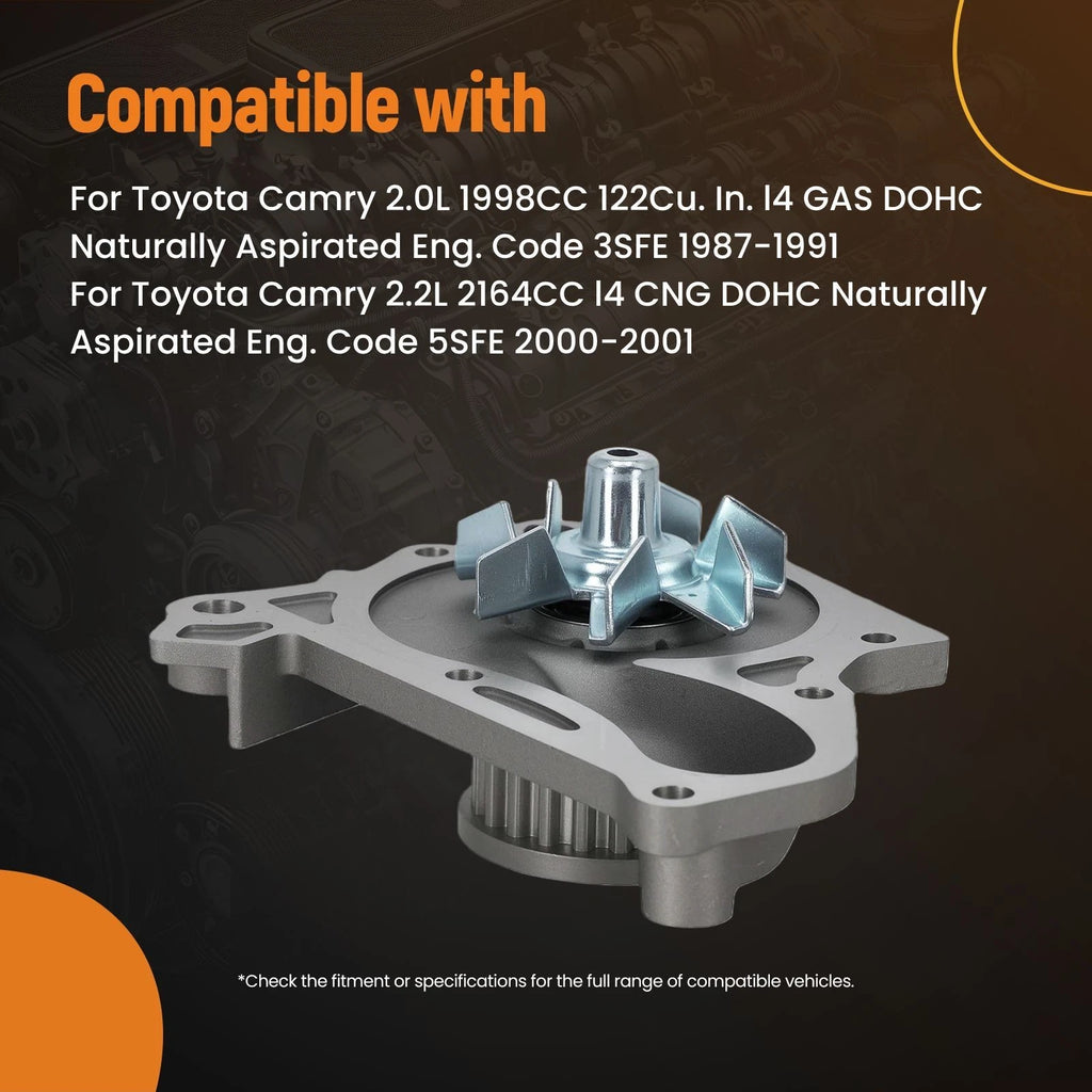 Cooling Pump for Toyota Camry Solara 2.2L (1992–2001)