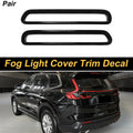 Set of 2 Fog Light Cover Trim for Honda CR-V (2023–2024) Glossy Black