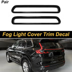 Set of 2 Fog Light Cover Trim for Honda CR-V (2023–2024) Glossy Black