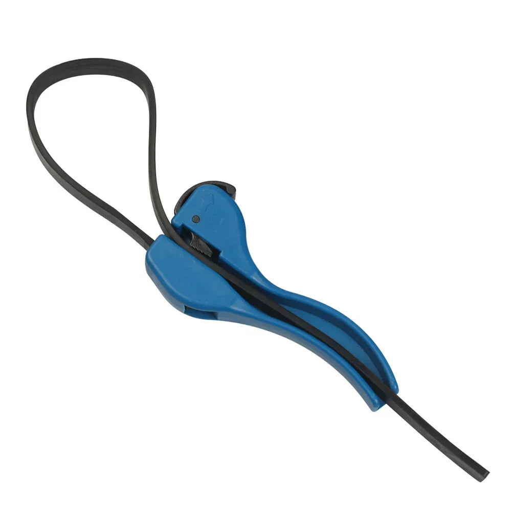 6'' Blue Universal Adjustable Oil Filter Strap Wrench Tool for Cars