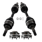 Front Left + Right CV Axle Shaft & Wheel Hub Bearing for Lexus GX460 (2010–2023)