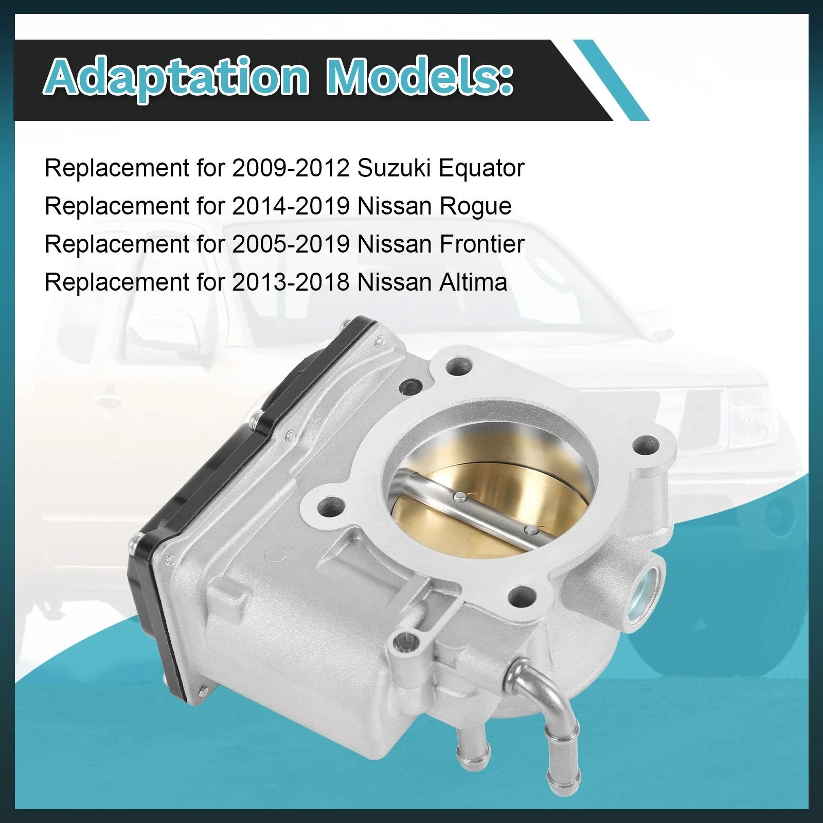 Throttle Body for Nissan Altima Rogue (2013-2019) L4 2.5L