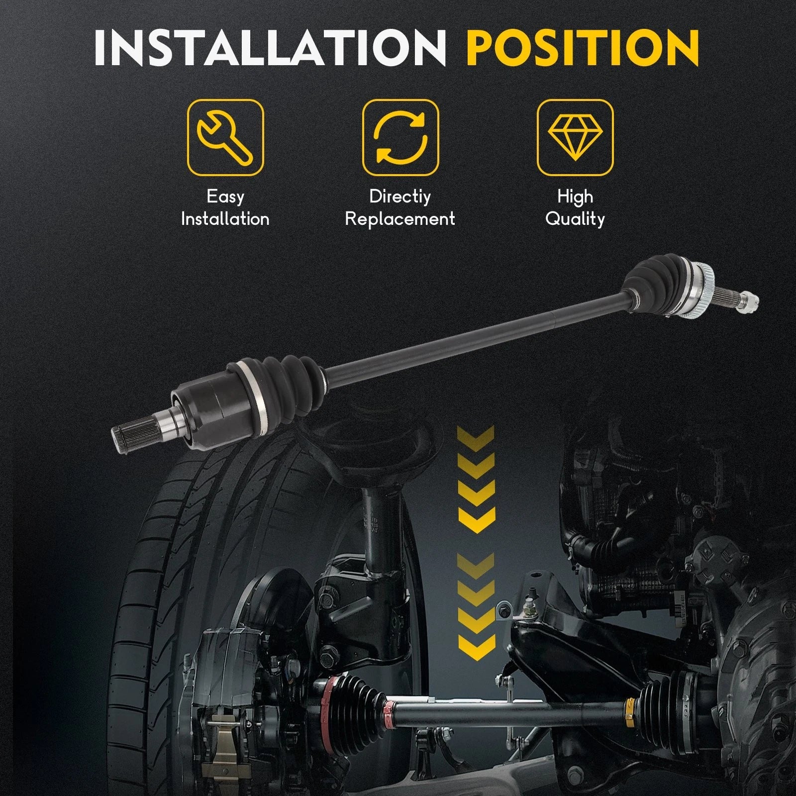 CV Axles for Hyundai Sonata (2011–2014)