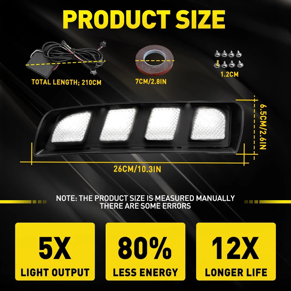 LED Daytime Running Light Fog Lamp for Honda Civic Type R (2017–2021)