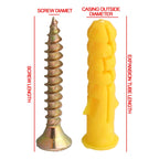 40Pcs Stainless Steel Expansion Screws for Drywall